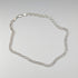 British vintage sterling silver double kihei chain necklace 41cm 17.4g AGP